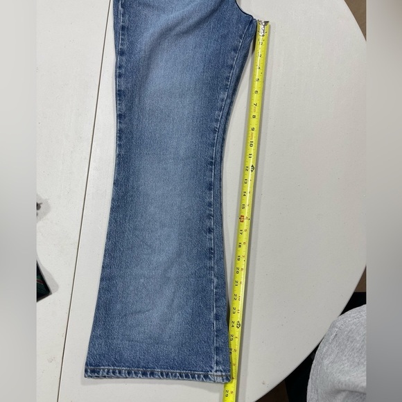 Express extreme flare 100% cotton denim jeans women’s size 11/12S Express - Picture 9 of 13